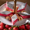 Strawberry Kaju Katli