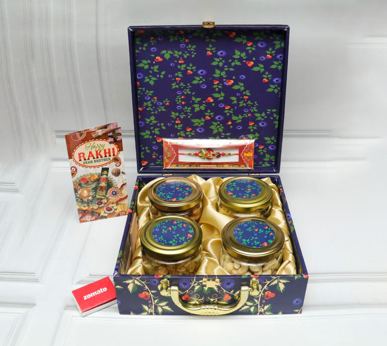 RAKHI DRY FRUIT GIFT HAMPER-MDF BOX