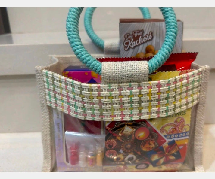 RAKHI MINI HAMPER SWEET AND NAMKEEN COMBO